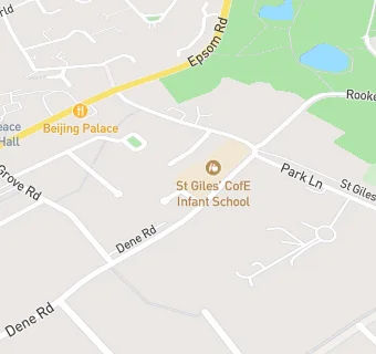 map for St Giles' CofE (Aided) Infant School