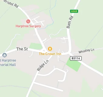 map for Dane's Food At The Crown Inn