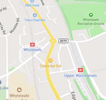 map for Whyteleafe Express