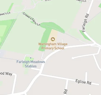 map for Warlingham Village Primary School