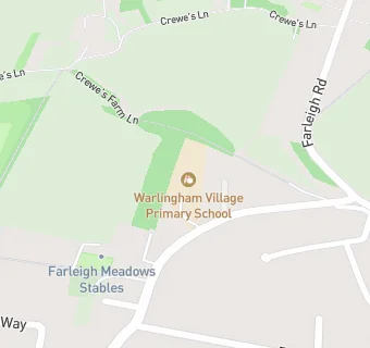 map for Warlingham Village Primary School