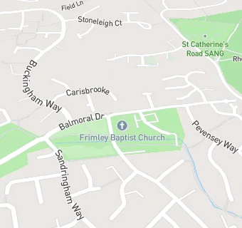 map for Frimley Community Centre