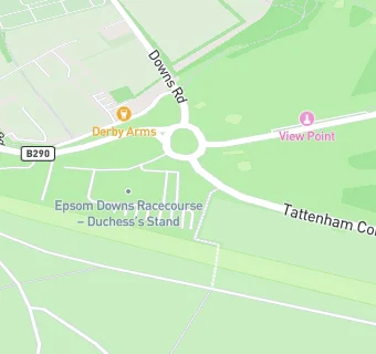 map for Epsom Downs Racecourse