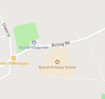 map for Ryarsh Primary School