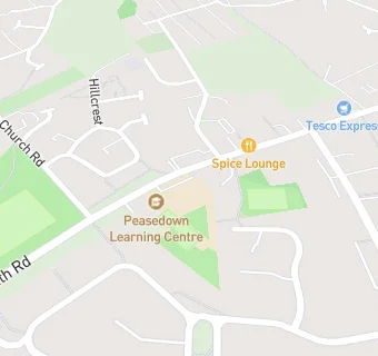 map for Peasedown St John Primary School