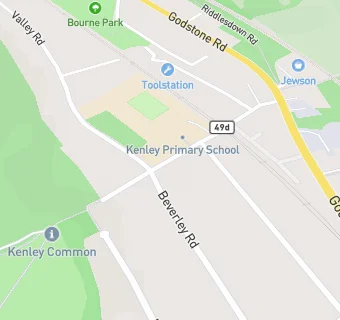 map for Kenley Kindergarten