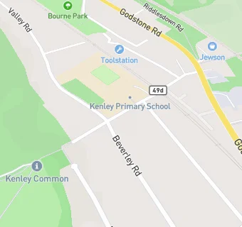 map for The Collegiate Trading Company At Kenley Primary School