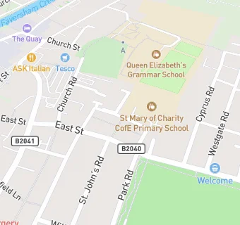 map for St Mary Of Charity Primary School