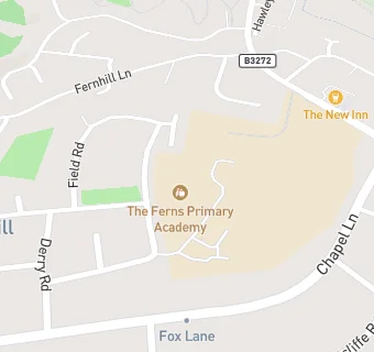 map for Fernhill County Junior School