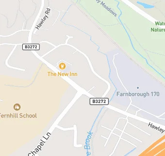 map for New Inn Public House