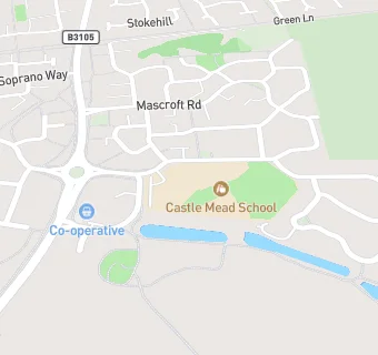 map for Castle Mead School