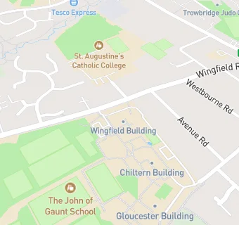 map for The John of Gaunt School