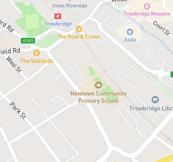 map for Newtown Junior School