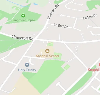 map for Knaphill School