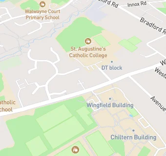 map for The Wingfield Care Home