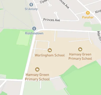 map for Warlingham School