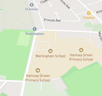 map for Twelve 15@Warlingham School