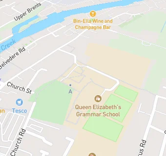 map for Queen Elizabeth's Grammar School