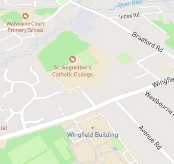 map for St Augustine's Catholic College