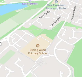 map for Bysing Wood Primary School