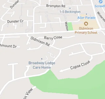 map for Broadway Lodge