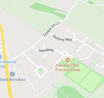 map for Cameley Primary School