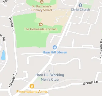 map for Ham Hill Stores