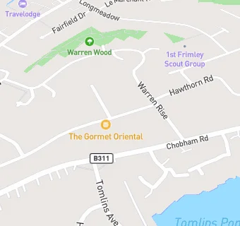 map for Warren Estate Newsagent