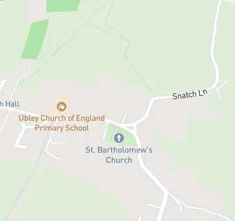 map for Ubley Church of England Primary School