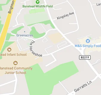 map for The Banstead Centre