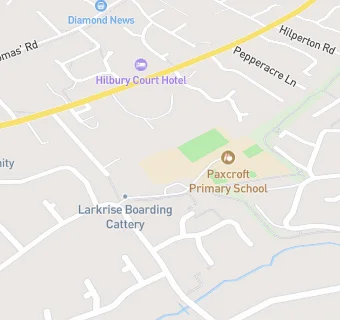 map for Larkrise School