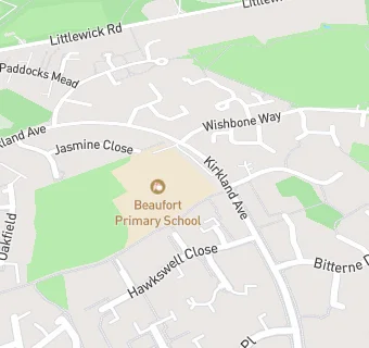 map for Beaufort Community Primary School