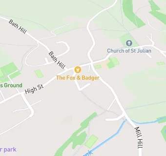 map for The Fox & Badger