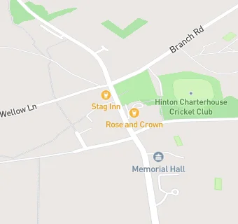 map for Hinton Charterhouse Post Office