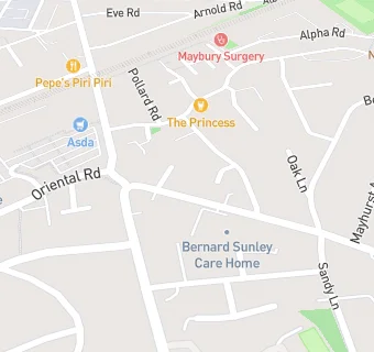 map for College Road Surgery