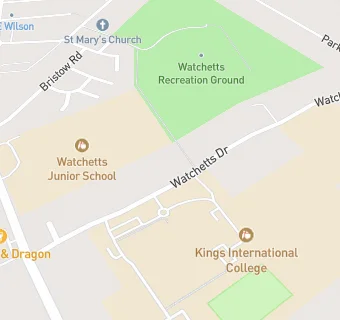 map for Kings International College