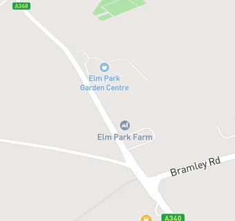 map for Elm Park Garden Centre