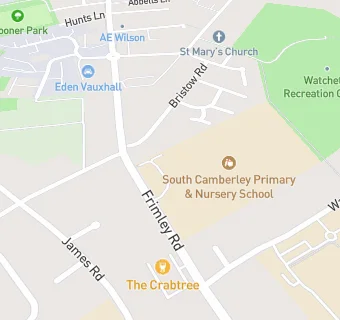 map for Chartwells At South Camberley Junior Campus