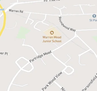 map for Warren Mead Infant School