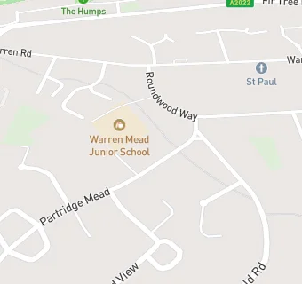 map for Chartwells At Warren Mead Infant School