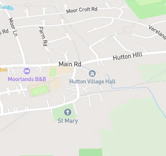 map for Hutton C of E Primary School