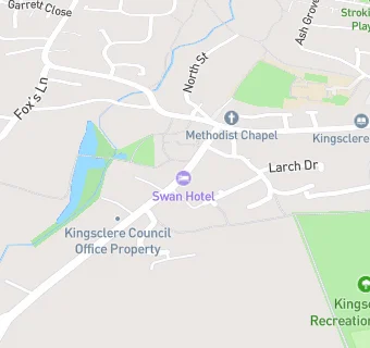 map for Kingsclere Pharmacy