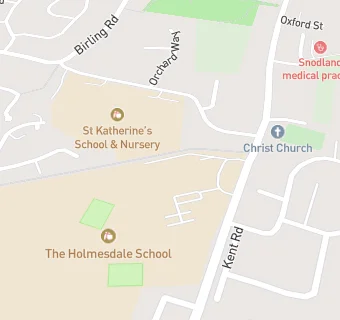 map for The Holmesdale School