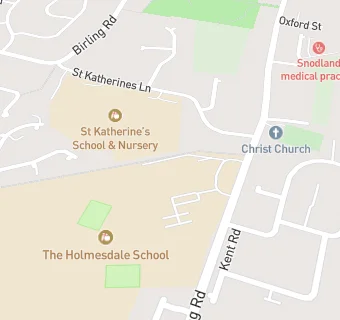 map for Compass At Holmesdale Technology College