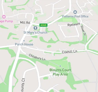 map for Potterne Cricket Club Catering