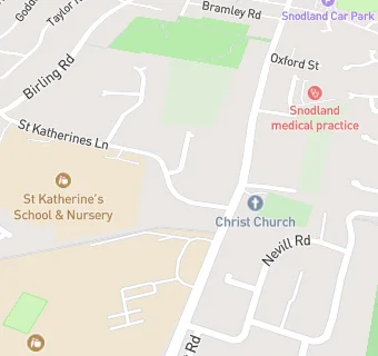 map for St Katherines School Breakfast  Club