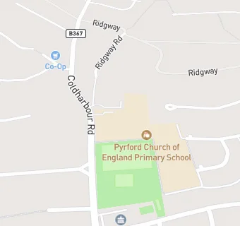 map for Pyrford Primary School