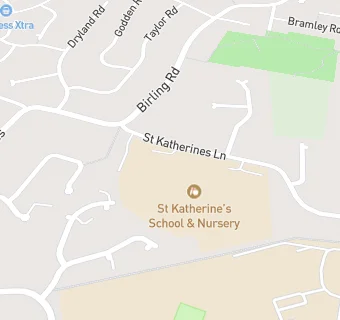 map for St Katherine's School