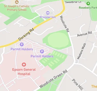 map for Epsom Sports Club