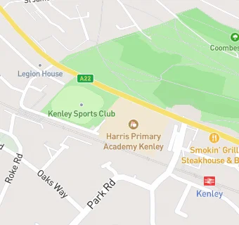 map for Harris Primary Academy Kenley